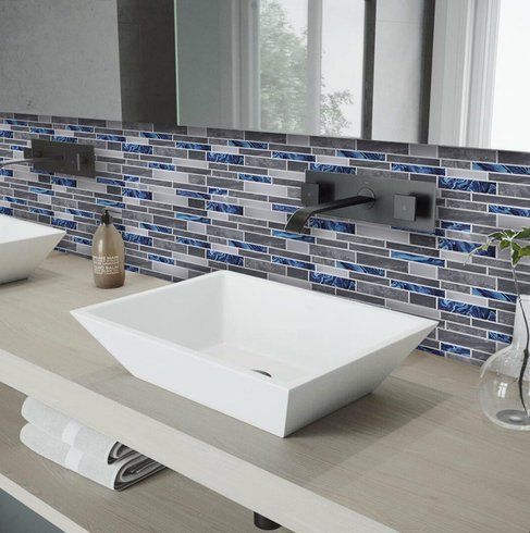 3D панель самоклейка вінілова VividTiles під дрібну плитку листова декоративна 30.5*30.5 см (VT-2)