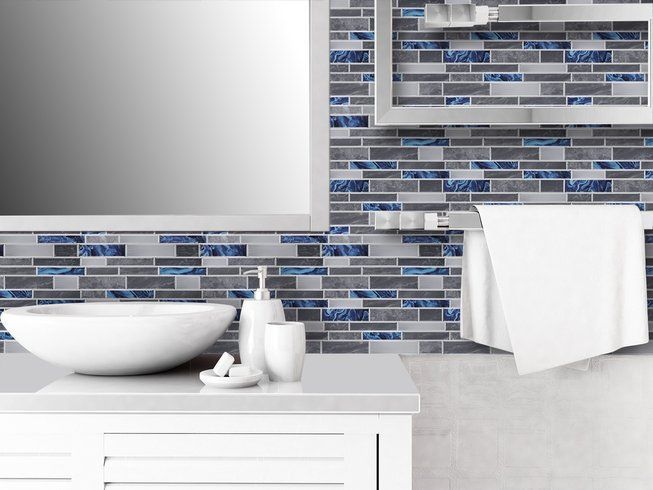 3D панель самоклейка вінілова VividTiles під дрібну плитку листова декоративна 30.5*30.5 см (VT-2)