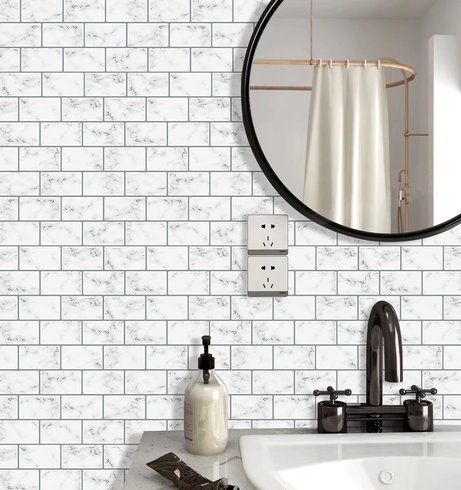 3D панель самоклейка вінілова VividTiles під цеглу листова декоративна 30.5*30.5 см (VT-4)