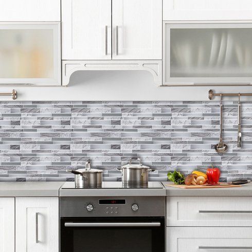 3D панель самоклейка вінілова VividTiles листова декоративна 25.4*28.5 см (VT-5)