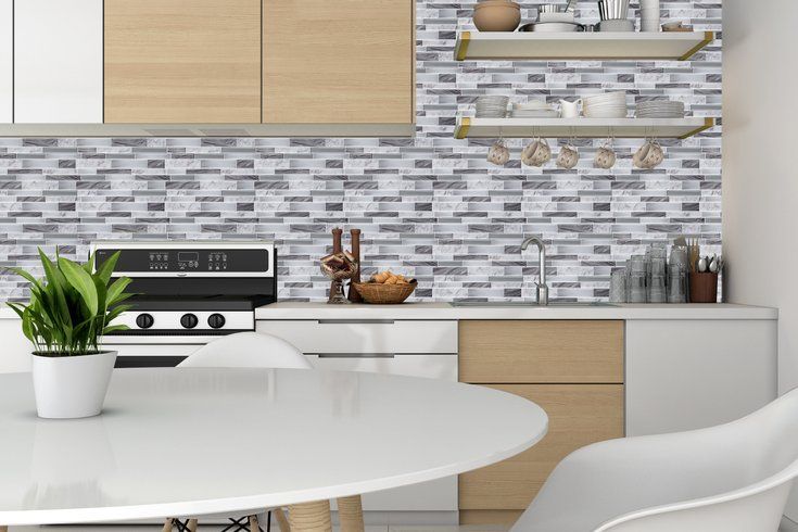 3D панель самоклейка вінілова VividTiles листова декоративна 25.4*28.5 см (VT-5)