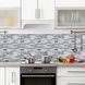 3D панель самоклейка вінілова VividTiles листова декоративна 25.4*28.5 см (VT-5)